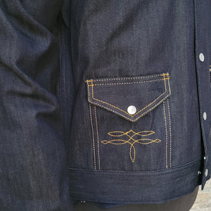 Old Flame- Men's Selvedge Denim Jacket