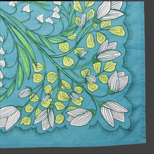 Bandana- White Tulips