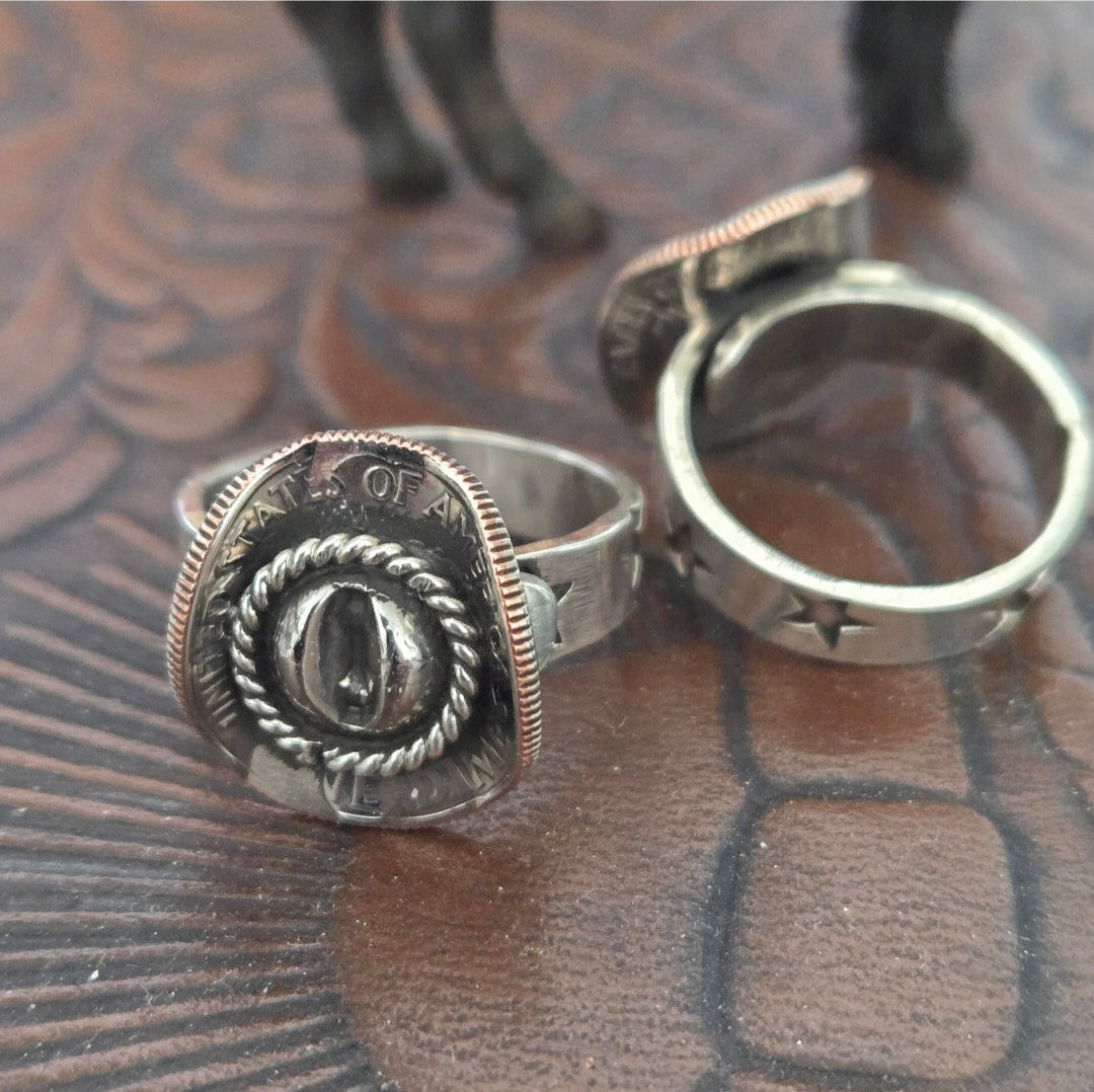 Ring- Adjustable Cowboy Hat