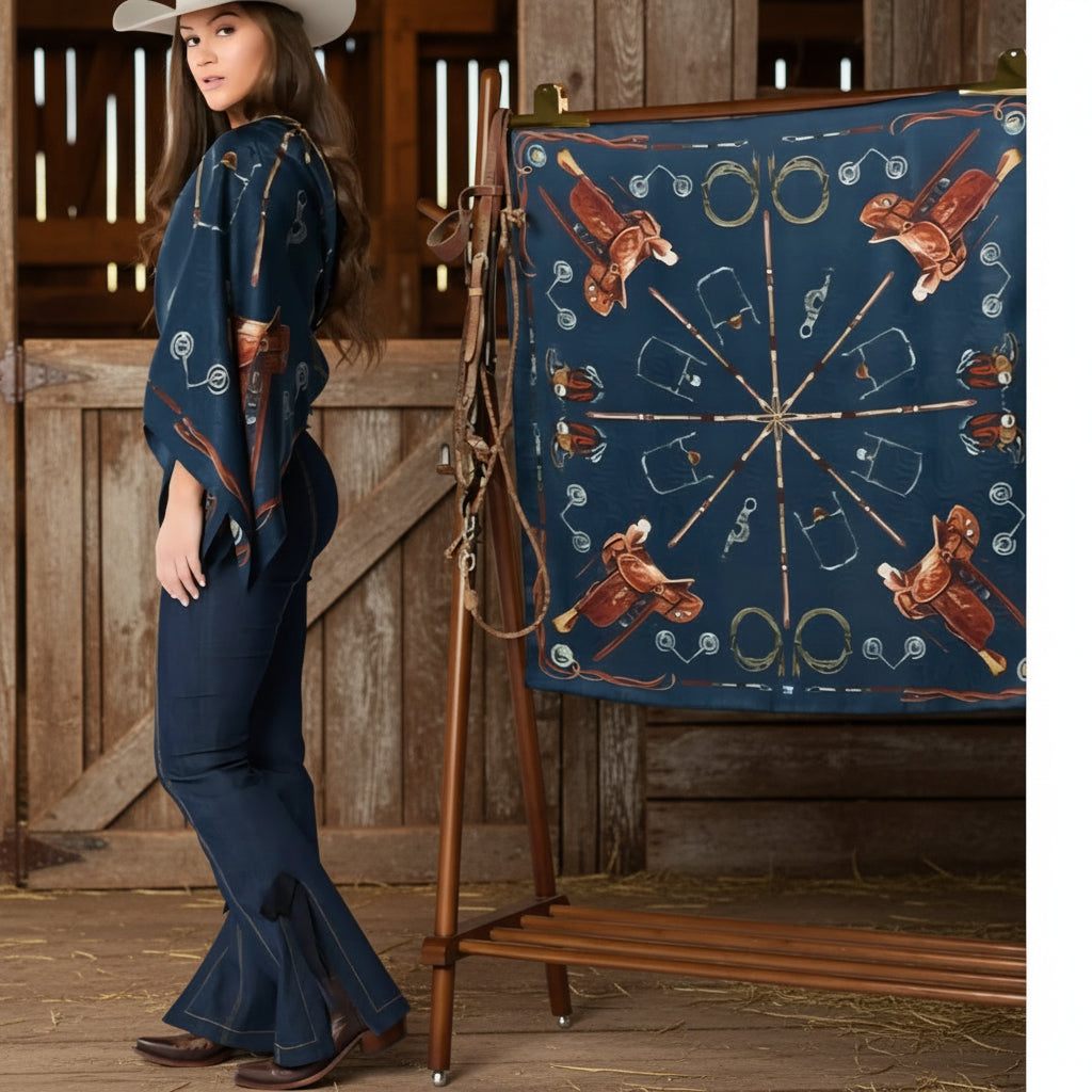 Scarf- Ranch Gear Oversized Silk