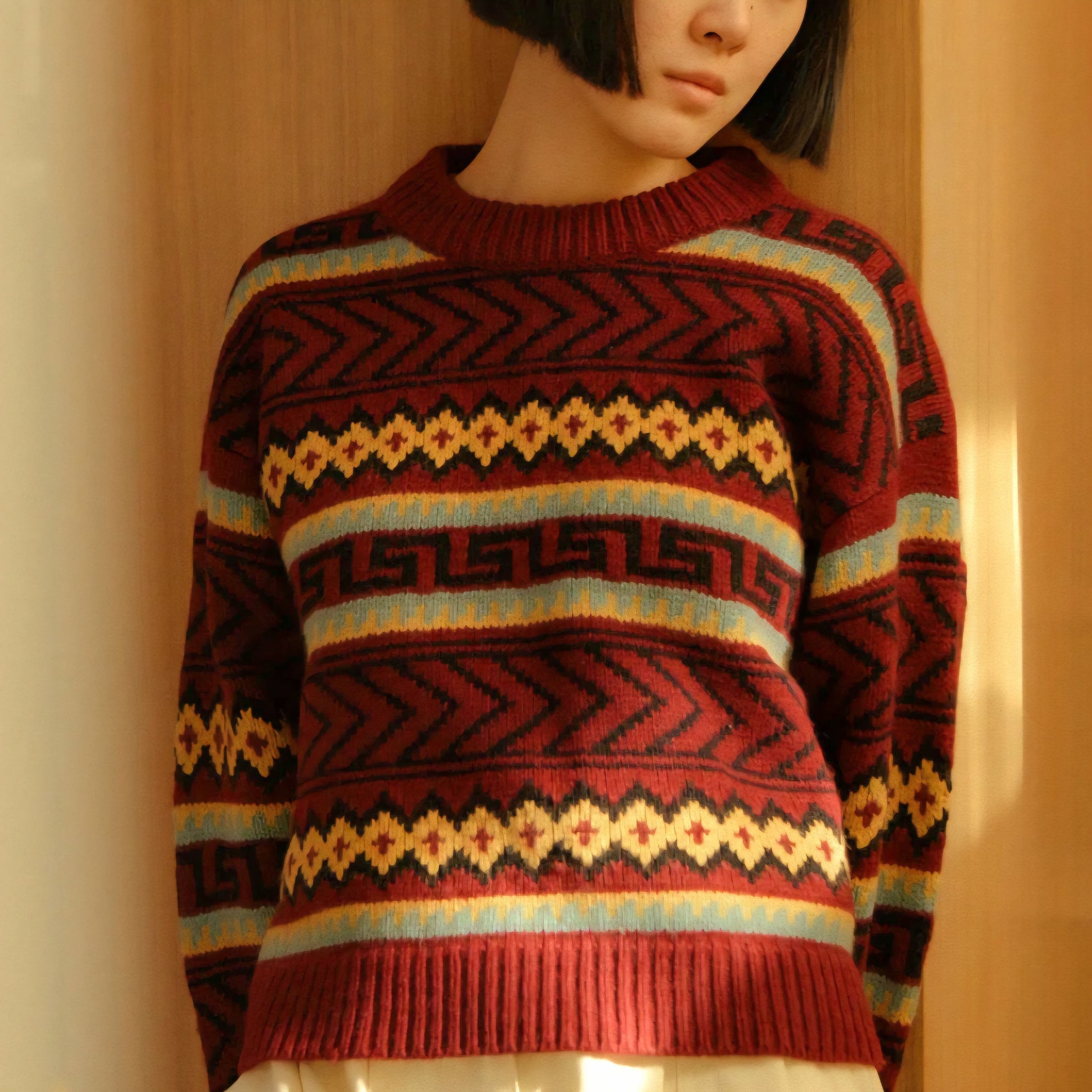 Pullover- Fairisle Crewneck