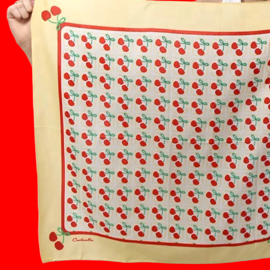 Bandana- Lemon Cherries
