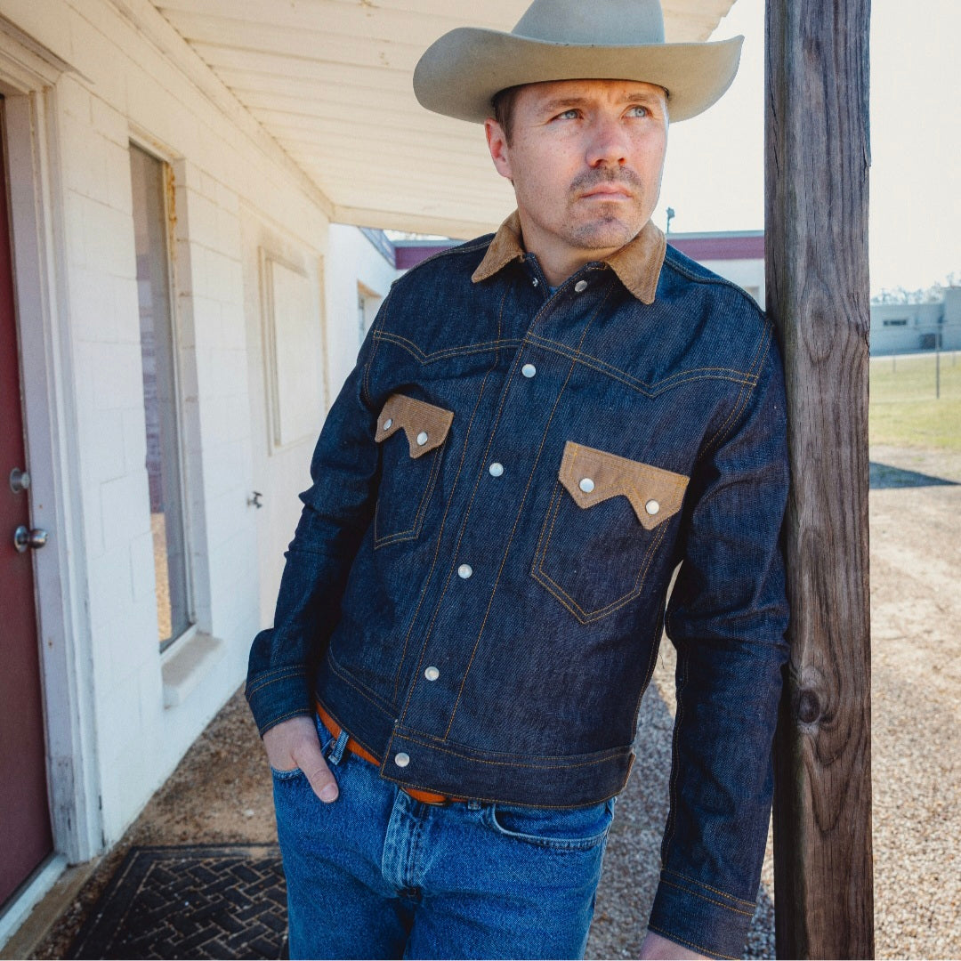 Trail Boss- Men's Indigo Denim/Corduroy Jacket