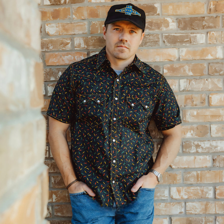 Hot Chile- Men's Short Sleeve Western