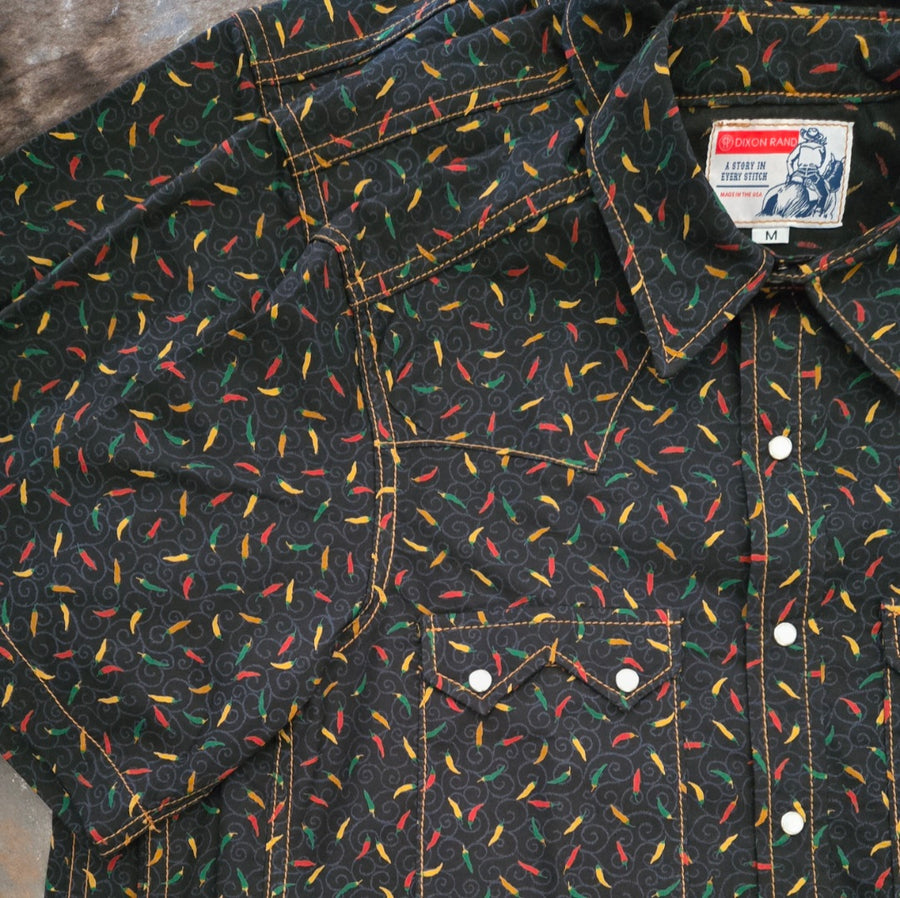 Hot Chile- Men's Short Sleeve Western