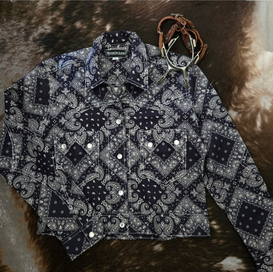 Bluebelle- Bandana Print Women's Blouson