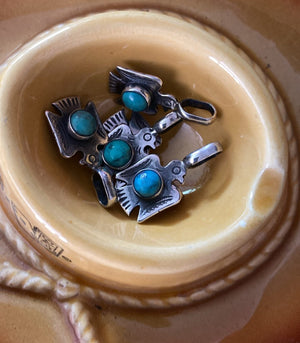 Pendant- Mini Thunderbird with Stone