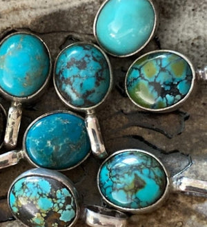 Pendant- Classic Turquoise Oval Charm