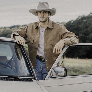Jack Of Diamonds- Men's Amber Selvedge Denim Jacket