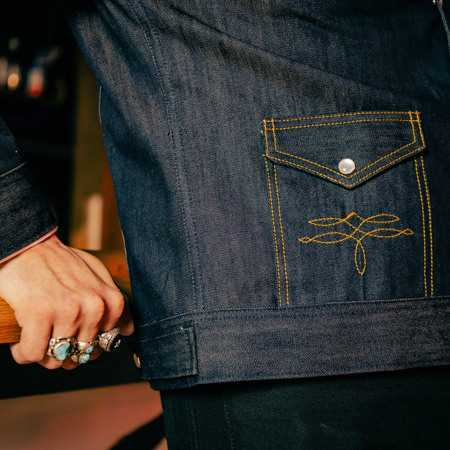 Old Flame- Men's Selvedge Denim Jacket