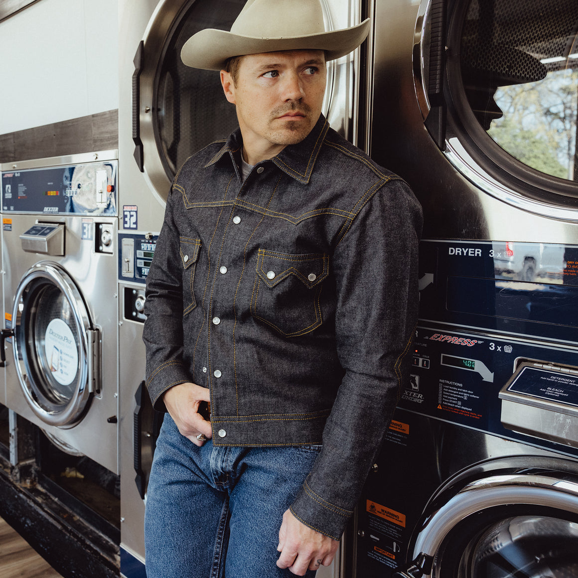 Jack Of Diamonds- Men's Indigo Selvedge Denim Jacket