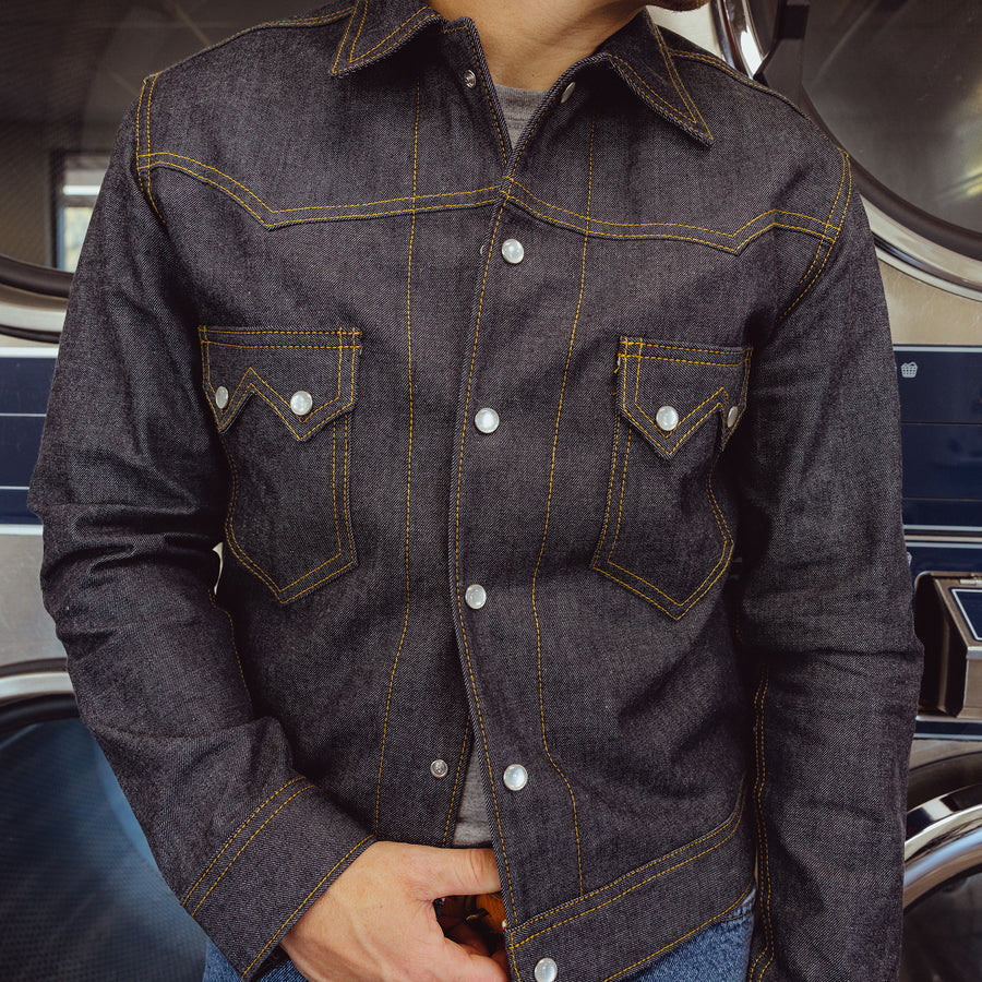 Jack Of Diamonds- Men's Indigo Selvedge Denim Jacket