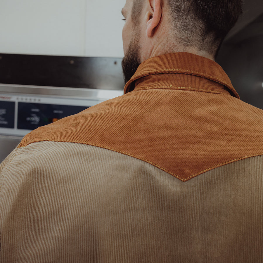 Second Rodeo- Men's 2 Color Corduroy Western (Earth)