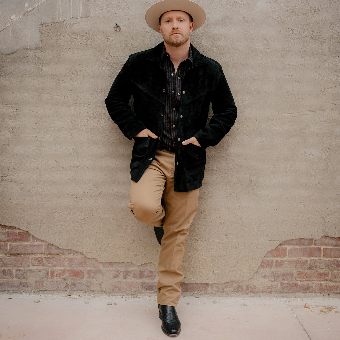 The Rancher- Roughout Western Jacket (Coal)