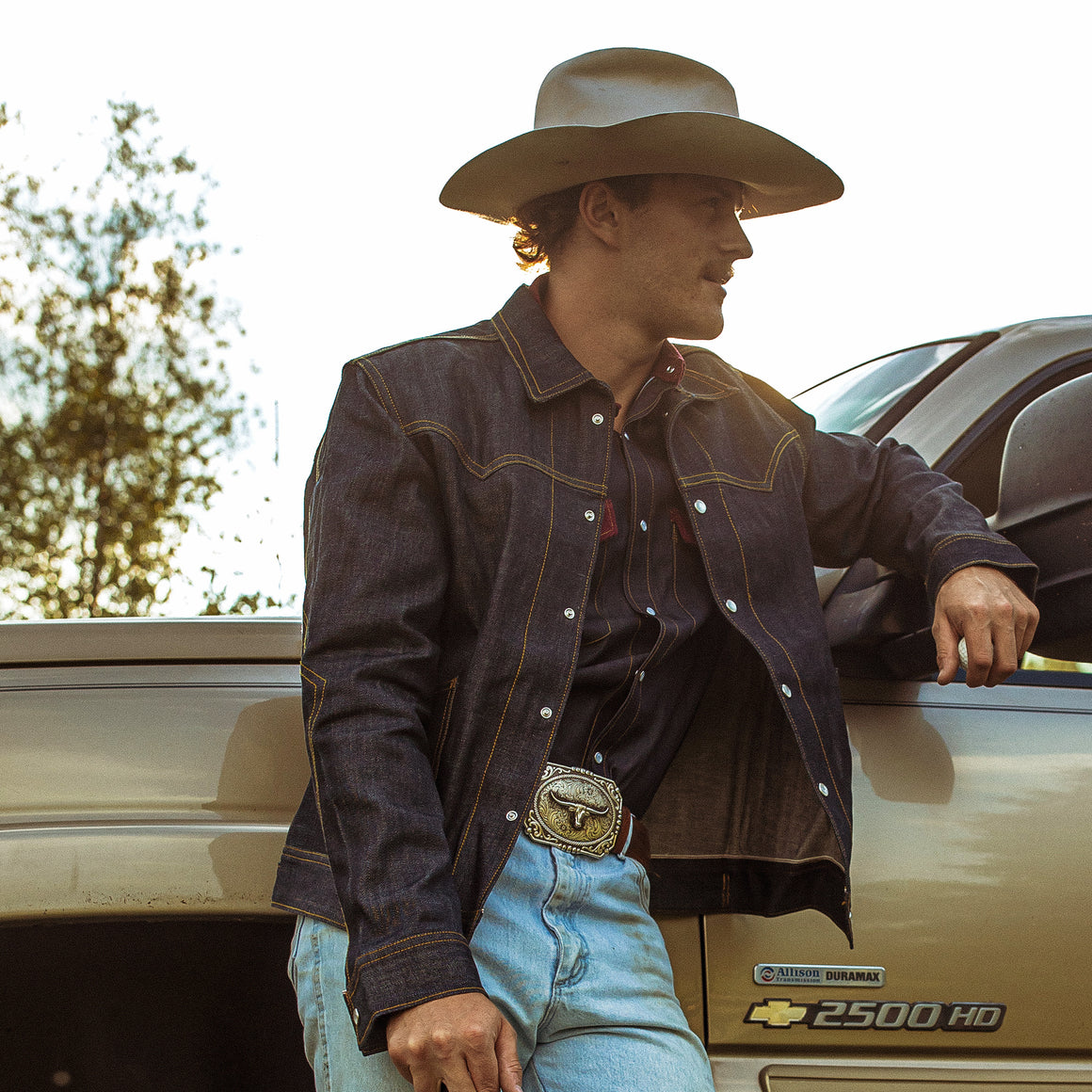 The Maverick- Men's Selvedge Denim Jacket