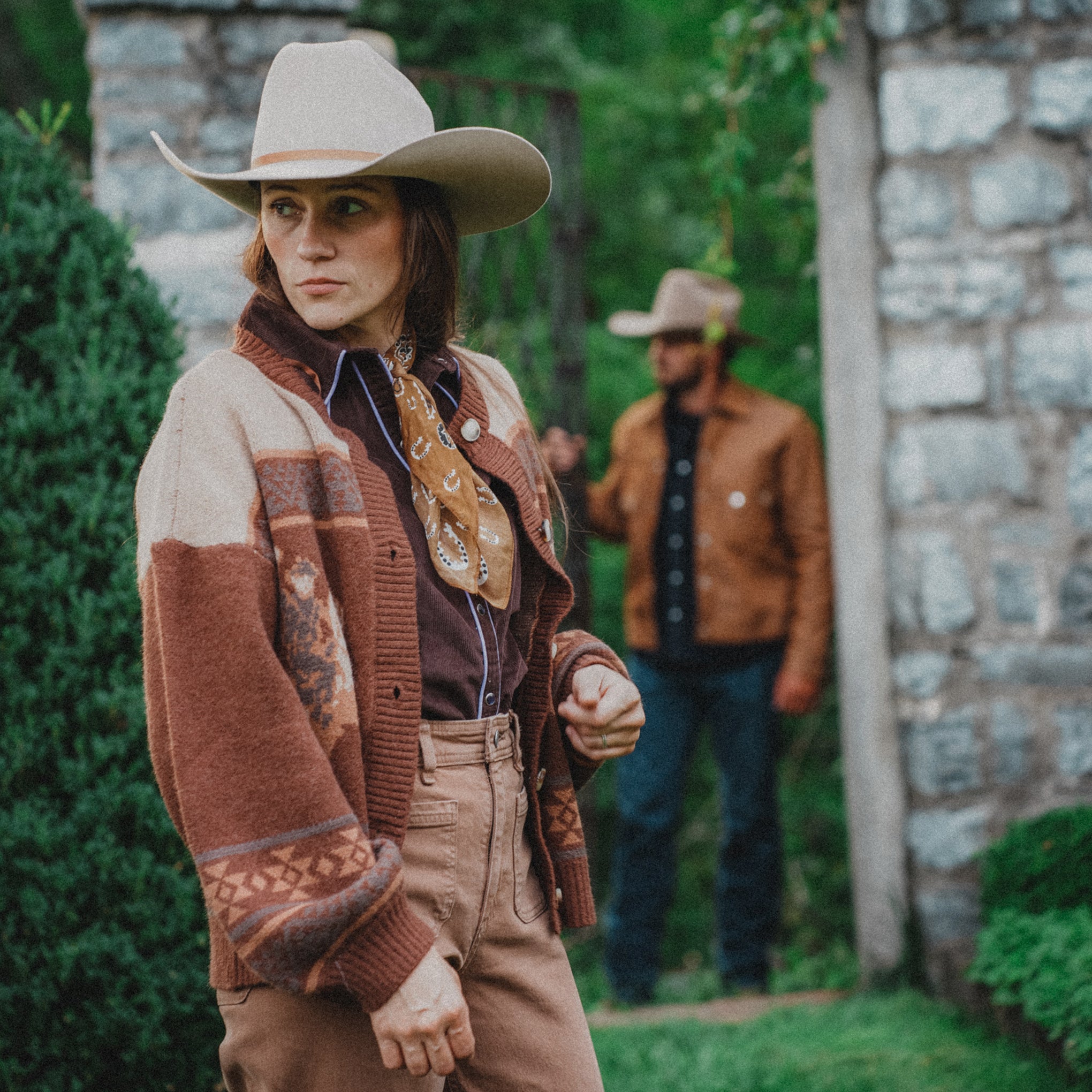 Cardigan- Western Cowboy
