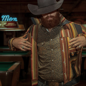 The Highwayman- Men's Long Sleeve Floral Western Shirt