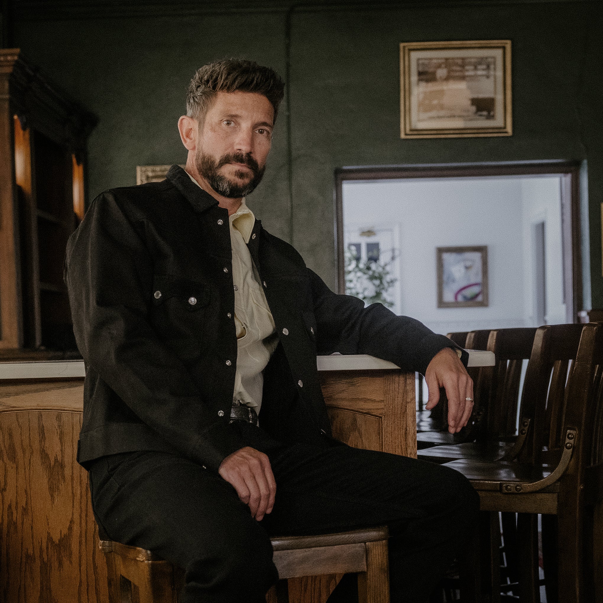 Jack of Diamonds- Men's Blackout Denim/Corduroy Jacket