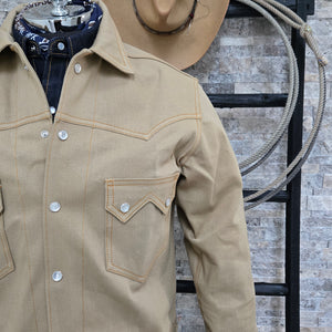 Jack Of Diamonds- Men's Amber Selvedge Denim Jacket