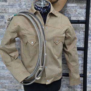 Jack Of Diamonds- Men's Amber Selvedge Denim Jacket