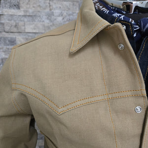Jack Of Diamonds- Men's Amber Selvedge Denim Jacket