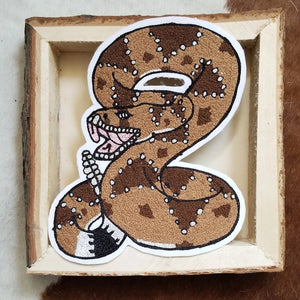 Chain Stitch Patch- Rattlesnake
