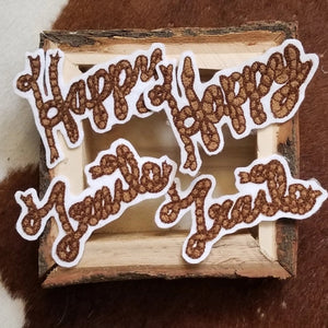 Chain Stitch Patch Set- HAPPY TRAILS