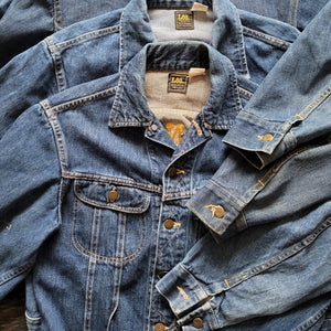 Vintage Denim Jacket- Men's Lee Tobacco Road Chainstitch