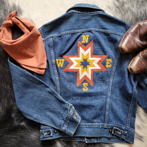 Vintage Denim Jacket- Men's Lee Tobacco Road Chainstitch