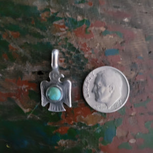 Pendant- Mini Thunderbird with Stone