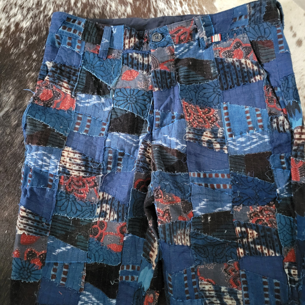 Trouser- Men's Indigo Patchwork
