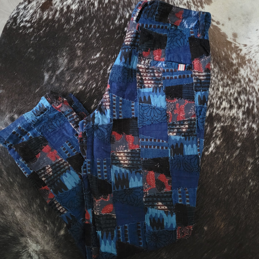 Trouser- Men's Indigo Patchwork