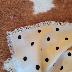 Bandana- Dotty (natural)