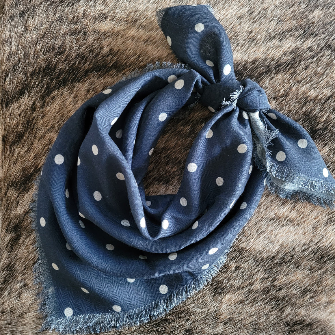 Bandana- Dotty (denim)
