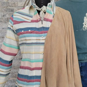 Shirt- Women's Serape Stripe Western