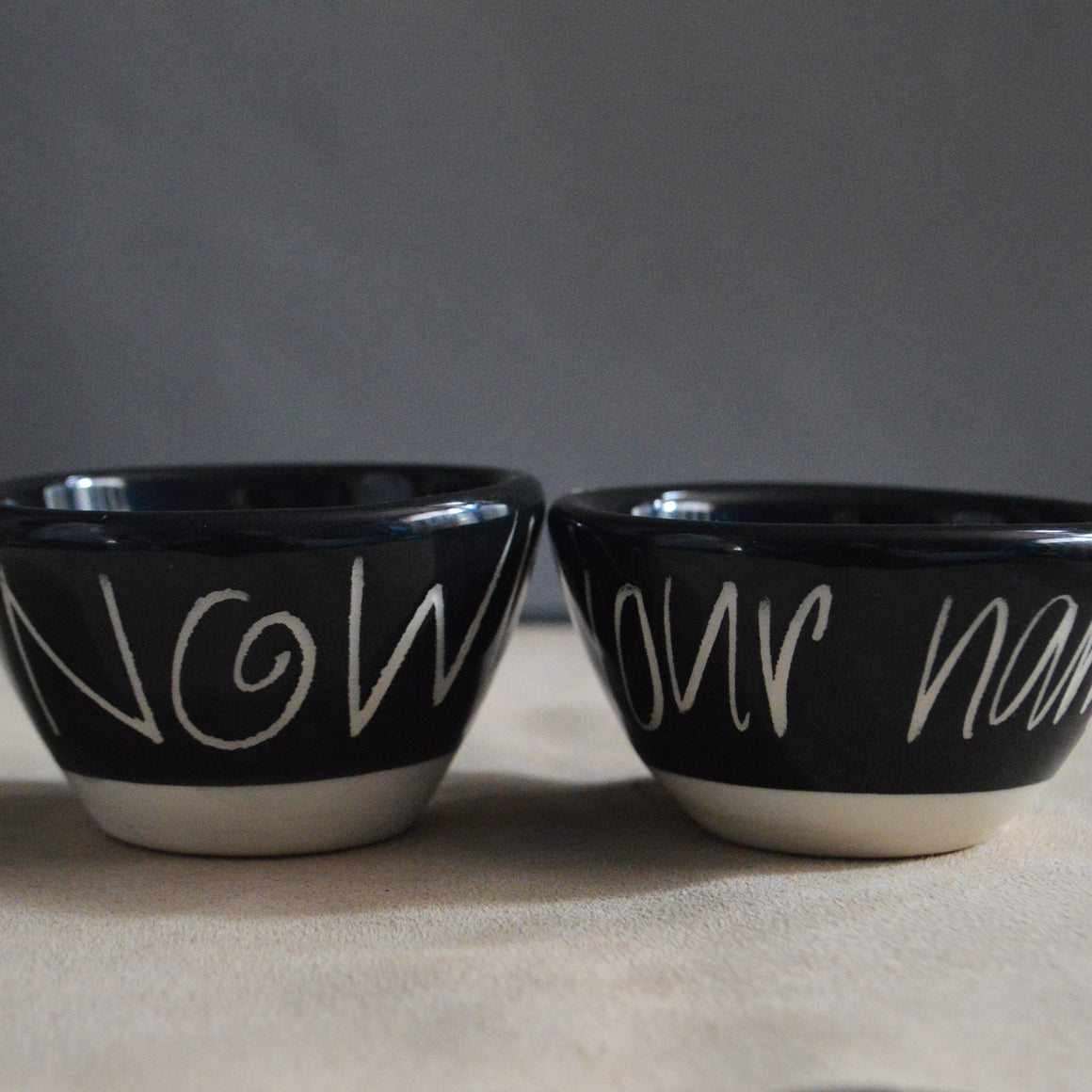 Ring Dish- Black Conversational Heart