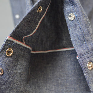 The Stockman- Men's Selvedge Chambray Western Shirt