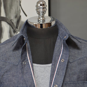 The Stockman- Men's Selvedge Chambray Western Shirt