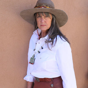 The Cattleman- Men's White Oxford Western Shirt
