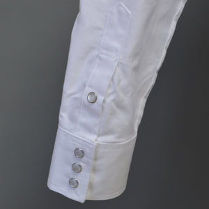 The Cattleman- Men's White Oxford Western Shirt