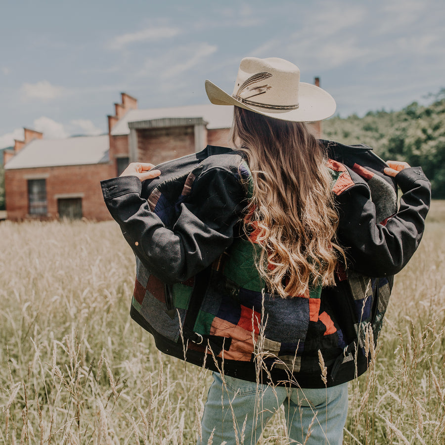 Patchwork Grizzly-Americana Quilt Jacket