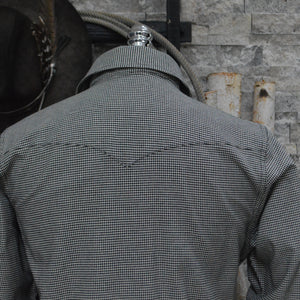 The Stockman- Men's Houndstooth Western Shirt