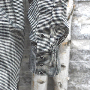 The Stockman- Men's Houndstooth Western Shirt
