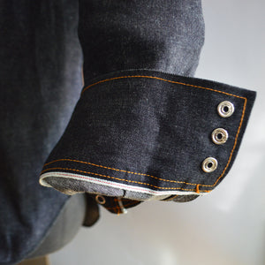 Highwayman- Men's Selvedge Denim Western Shirt