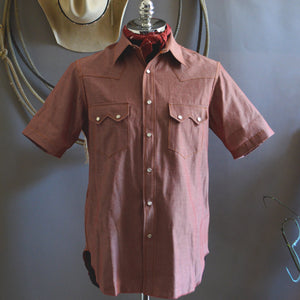 Highwayman- Men's Short Sleeve Chambray Shirt