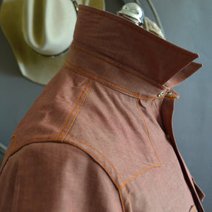 Highwayman- Men's Short Sleeve Chambray Shirt