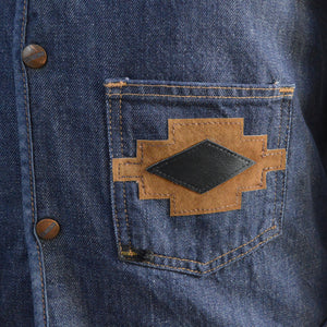Vintage Vest- Men's Roebuck's Suede Patch