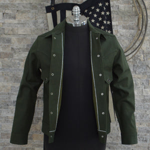 Jack Of Diamonds- Men's Juniper Selvedge Denim Jacket
