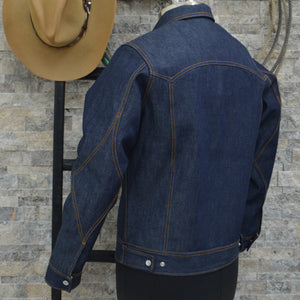 Jack Of Diamonds- Men's Indigo Selvedge Denim Jacket