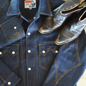 Jack Of Diamonds- Men's Indigo Selvedge Denim Jacket